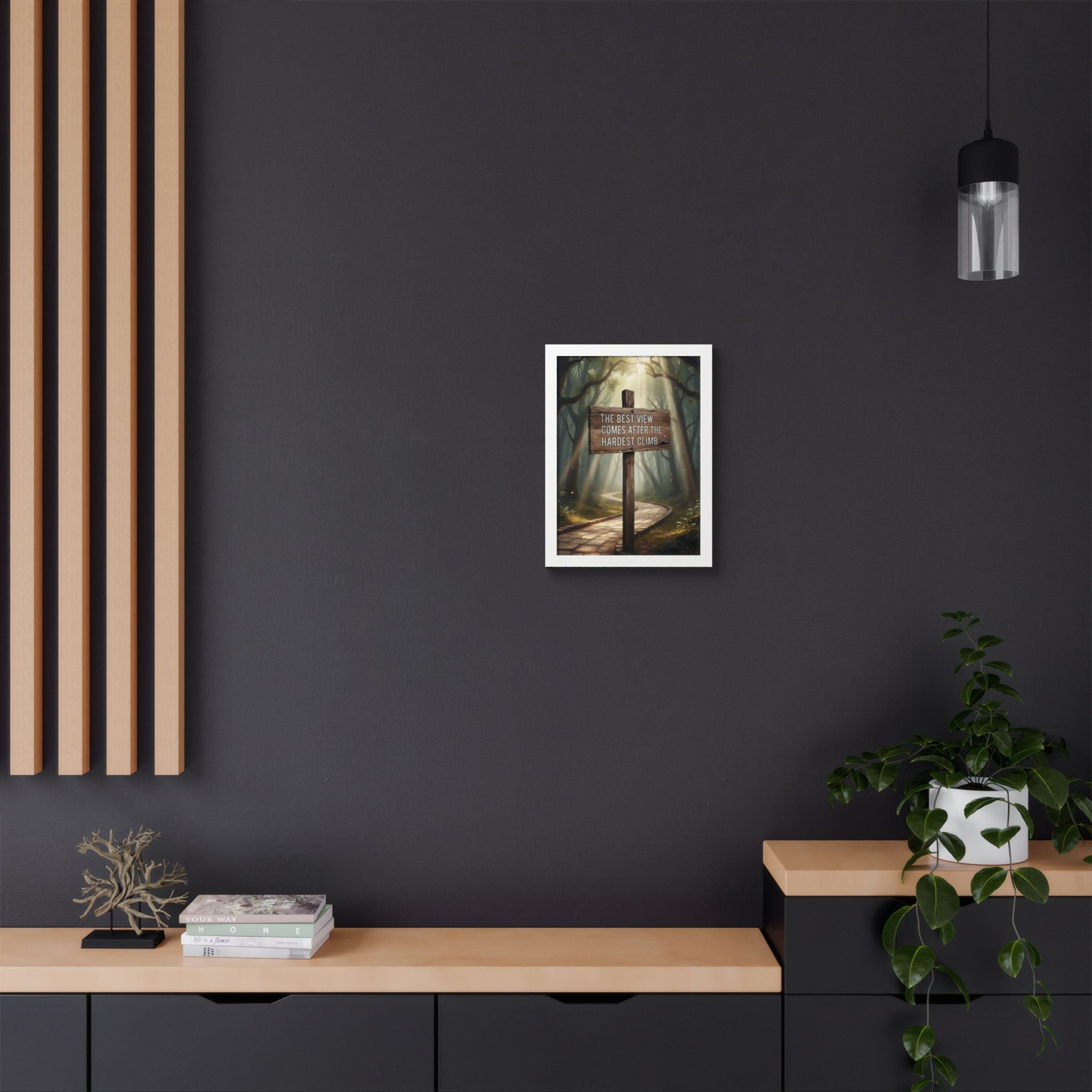 Inspirational Wall Art Poster, Home Decor, Motivational Gift, Nature Print, Office Wall Decor, Hiking Themed Decor