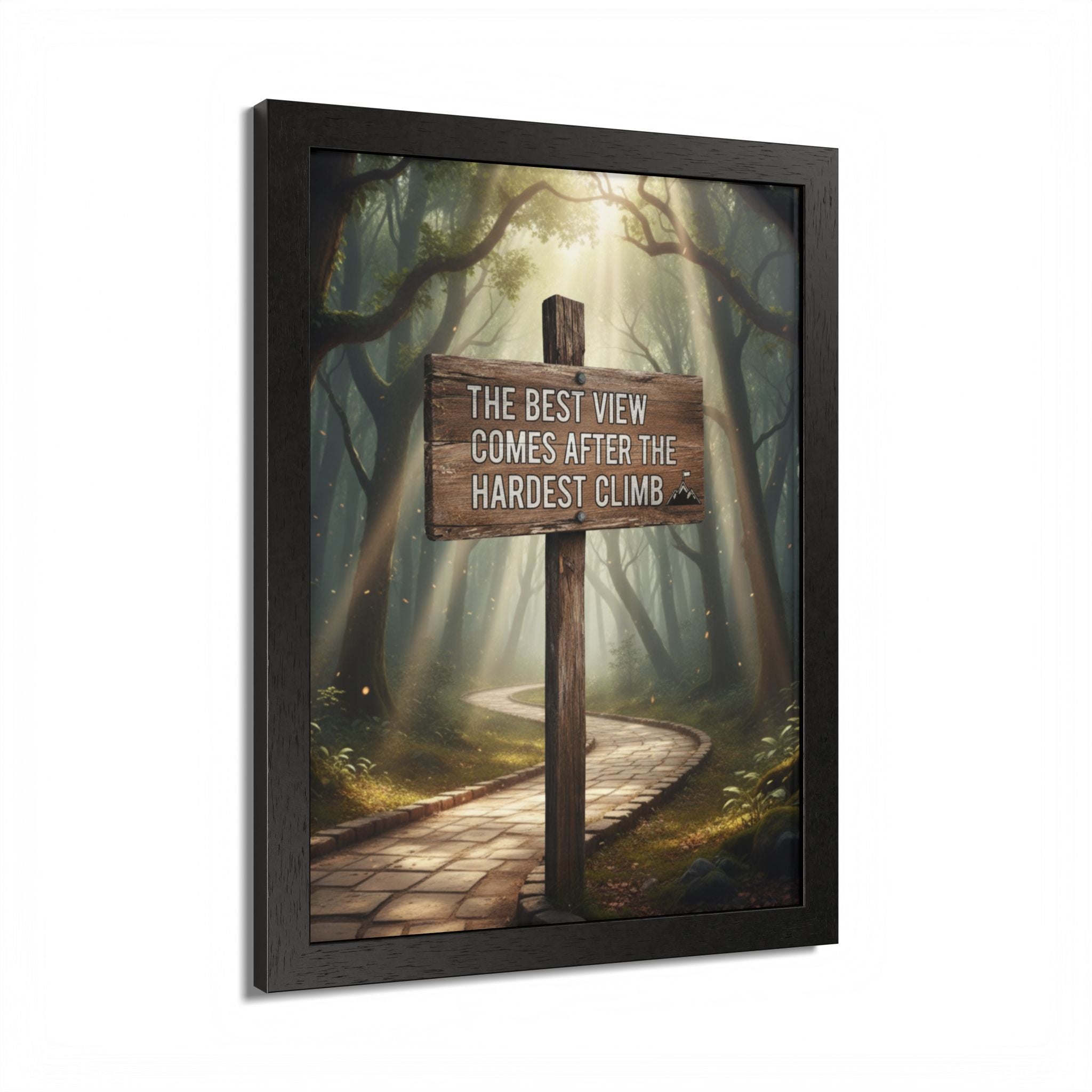 Inspirational Wall Art Poster, Home Decor, Motivational Gift, Nature Print, Office Wall Decor, Hiking Themed Decor