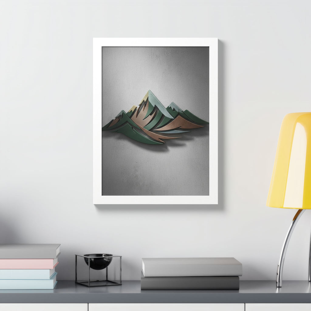 Mountain Landscape Framed Poster Art Print, Nature Decor, Modern Wall Art, Gift for Outdoor Enthusiasts, Home Office Decor, Unique [...]