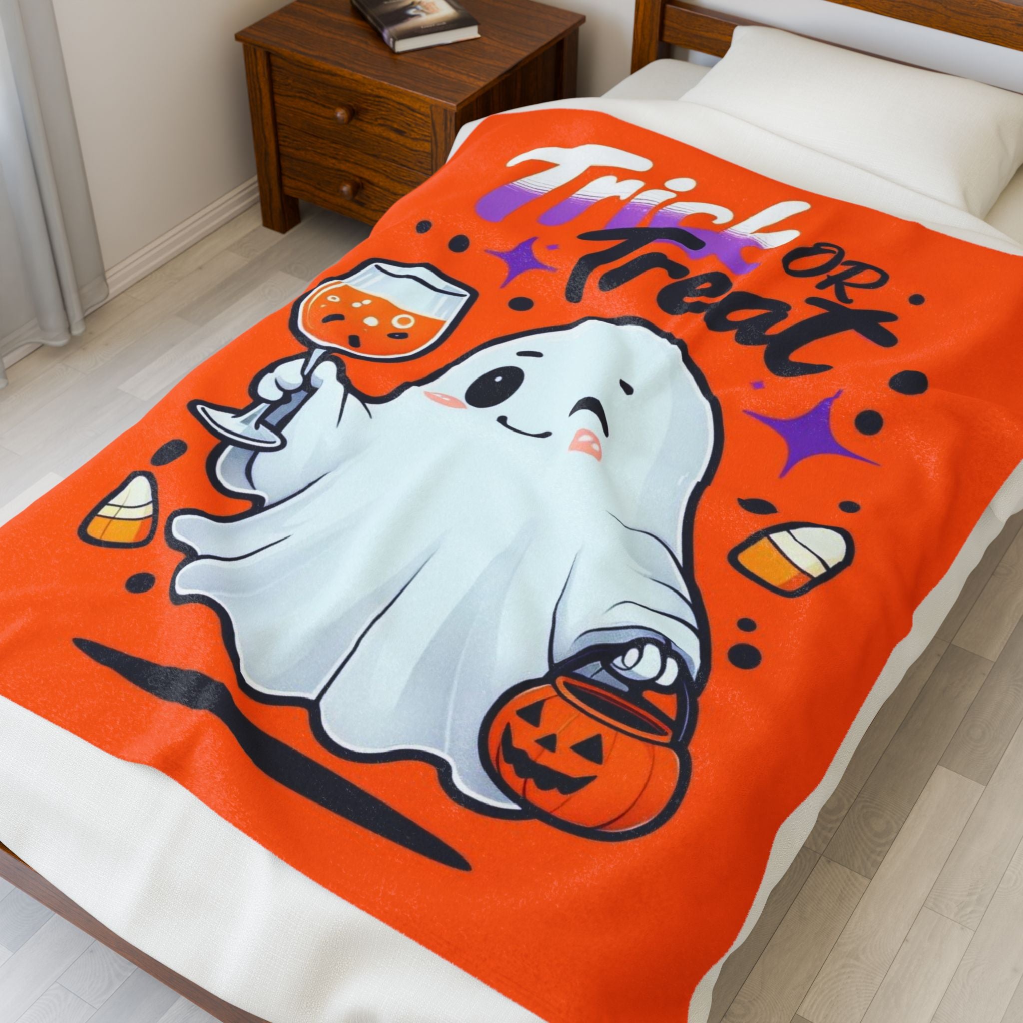 Plush Blanket, cute, cozy throw blanket, soft fleece bedding, warm winter Gift, home decor accent