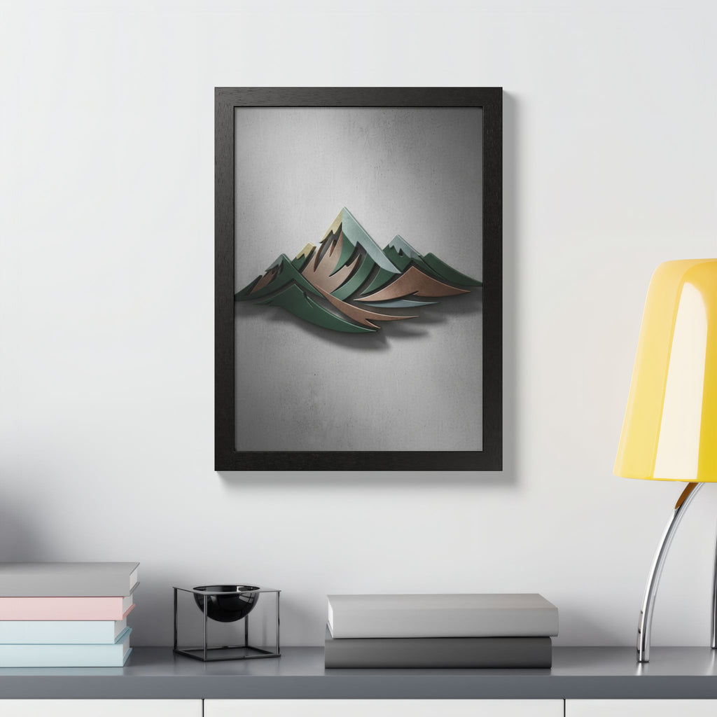 Mountain Landscape Framed Poster Art Print, Nature Decor, Modern Wall Art, Gift for Outdoor Enthusiasts, Home Office Decor, Unique [...]