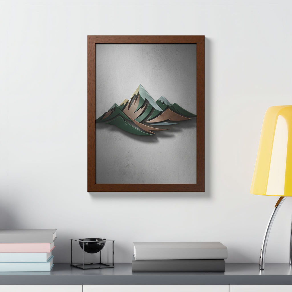 Mountain Landscape Framed Poster Art Print, Nature Decor, Modern Wall Art, Gift for Outdoor Enthusiasts, Home Office Decor, Unique [...]