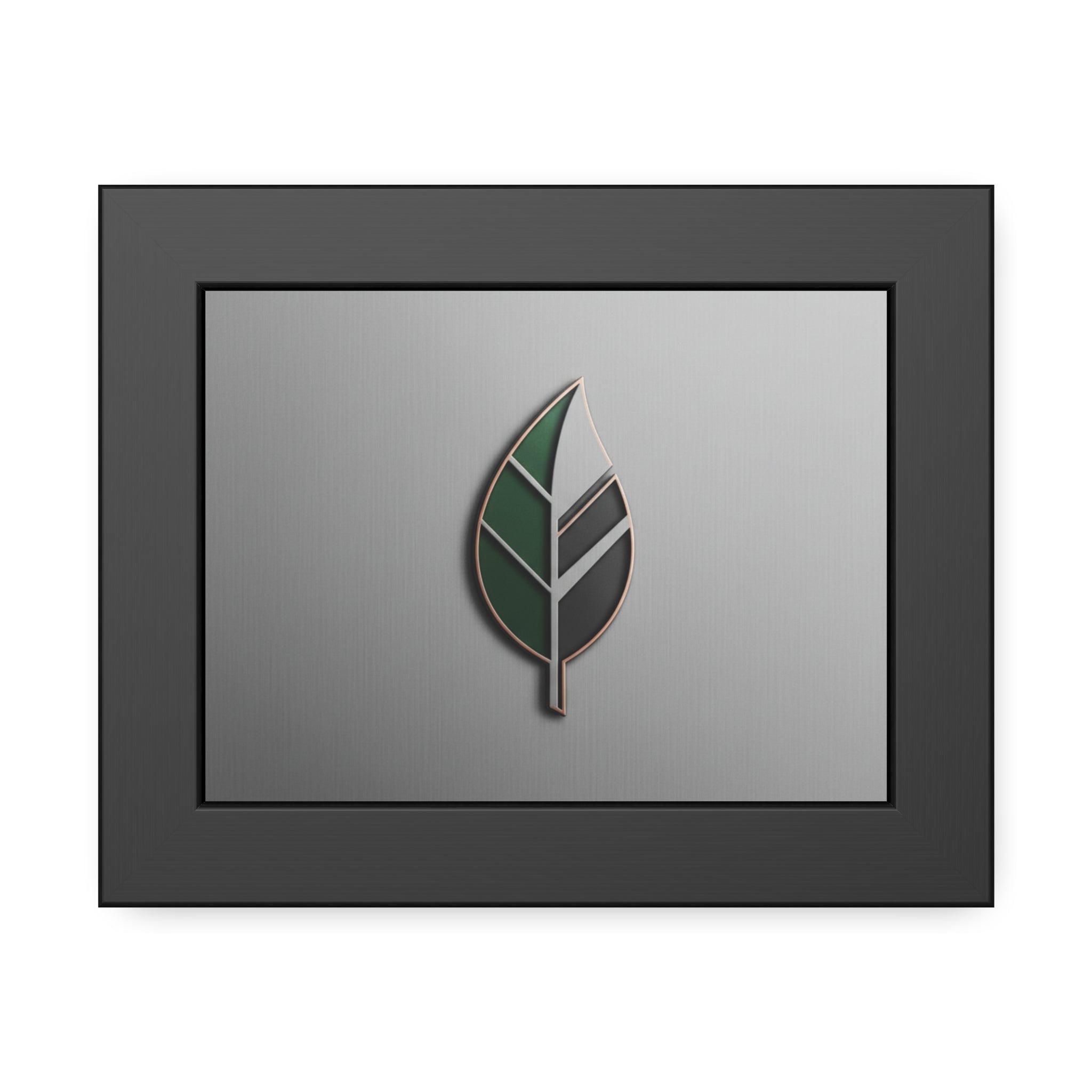 Modern Leaf Art Print, Framed Wall Decor, Nature-Inspired Home Accent, Minimalist Artwork, Botanical Gift for Plant Lovers