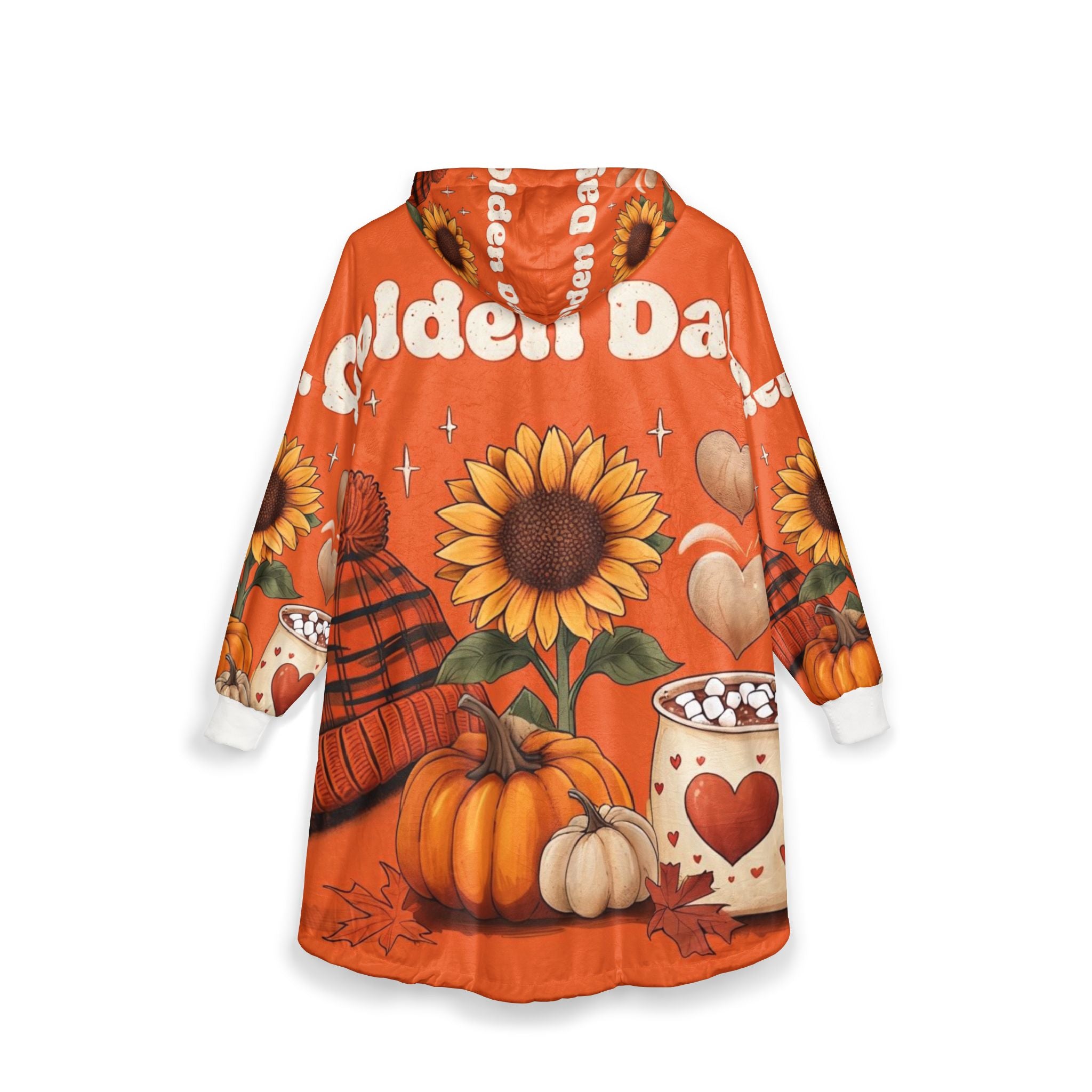 Pleasant Hooded Blanket for Everyone, Cozy Blanket, Warm Throw, Soft Sherpa Blanket, Snuggle Blanket, Gift for Him or Her